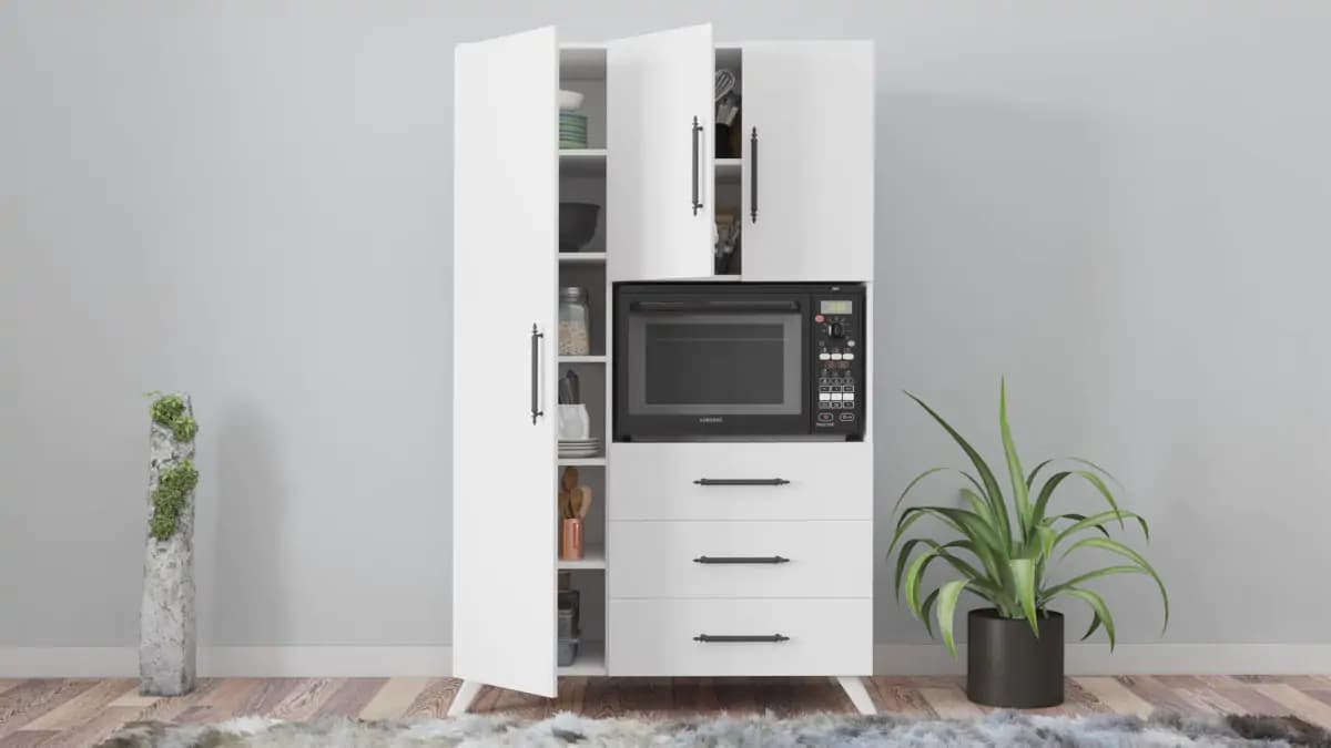 Casarredo KAMULA multifunkční skříň, bílá - náhled 4