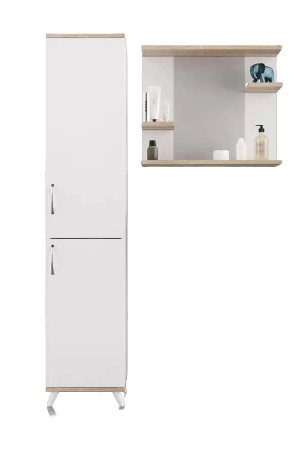 Casarredo RESKO koupelnová sestava, bílá/dub Sonoma - náhled 2