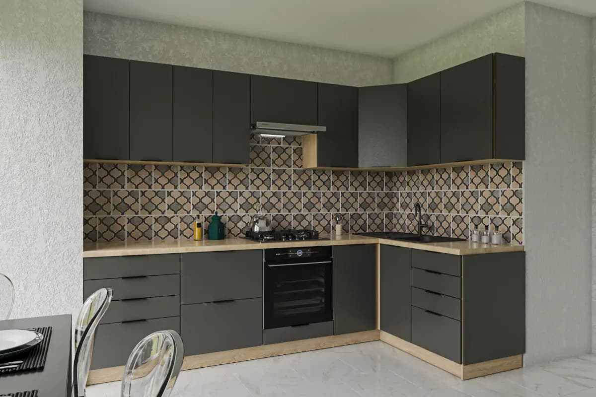 Casarredo Skříňka na vestavěnou troubu KROFT grafit - náhled 2