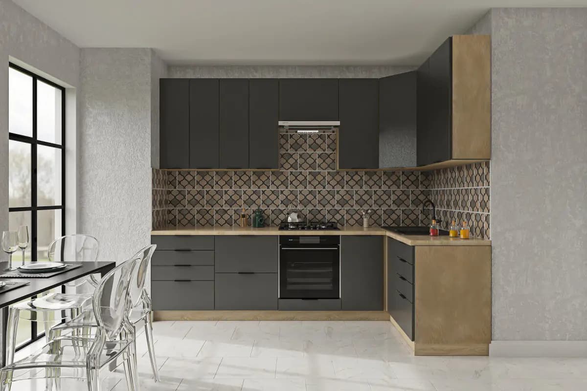 Casarredo Skříňka na vestavěnou troubu KROFT grafit - náhled 3