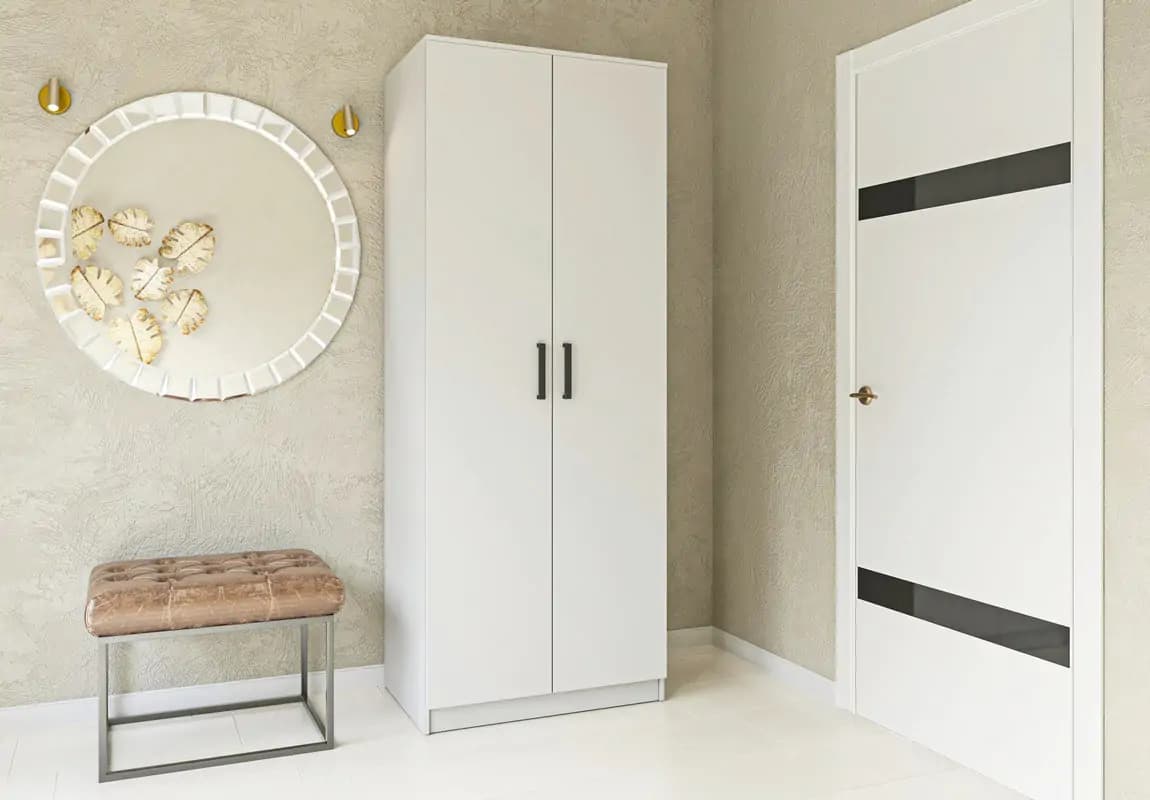 Casarredo Šatní skříň SIMPLE 80 white nymphea alba
