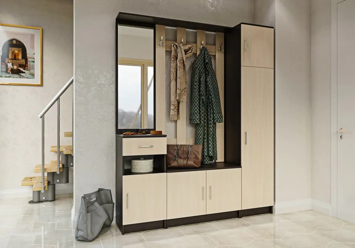 Casarredo Předsíňová stěna SARAH SET2 wenge/dub mléčný