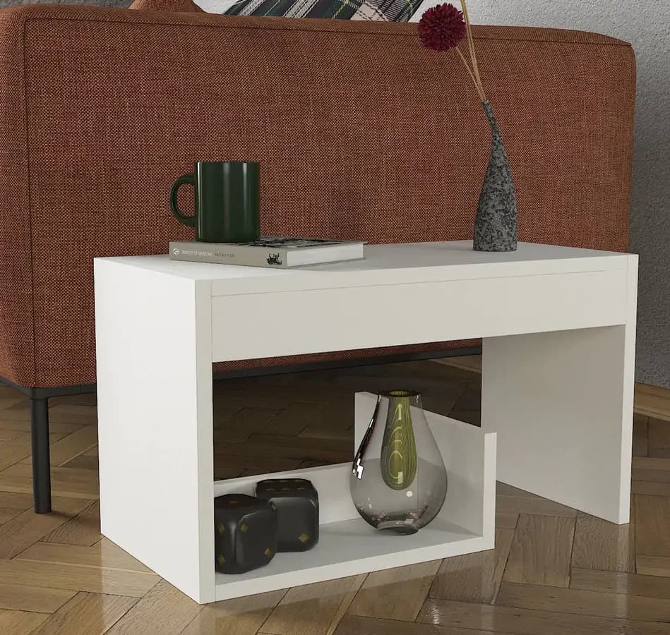 Casarredo Odkládací příruční stolek AGADI bílá - náhled 2