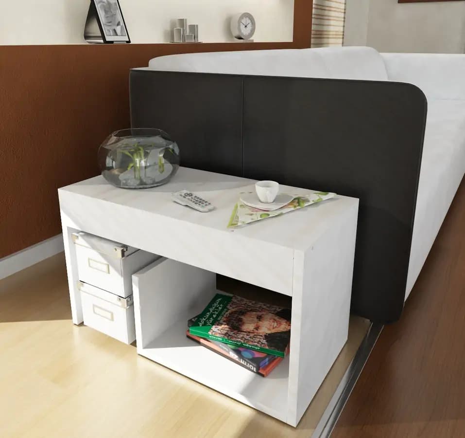 Casarredo Odkládací příruční stolek AGADI bílá - náhled 5