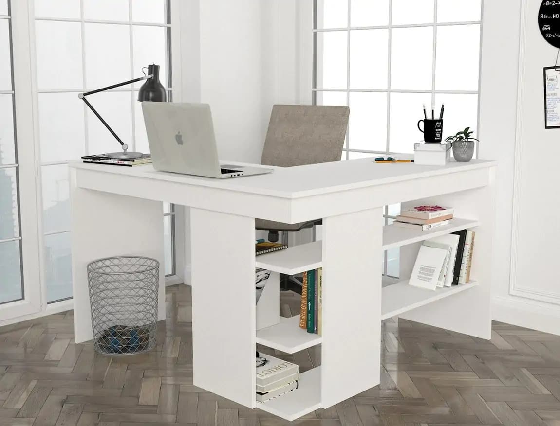 Casarredo Rohový pracovní stůl BONGA bílá - náhled 2