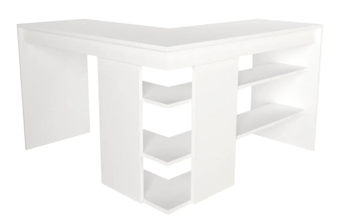 Casarredo Rohový pracovní stůl BONGA bílá - náhled 5