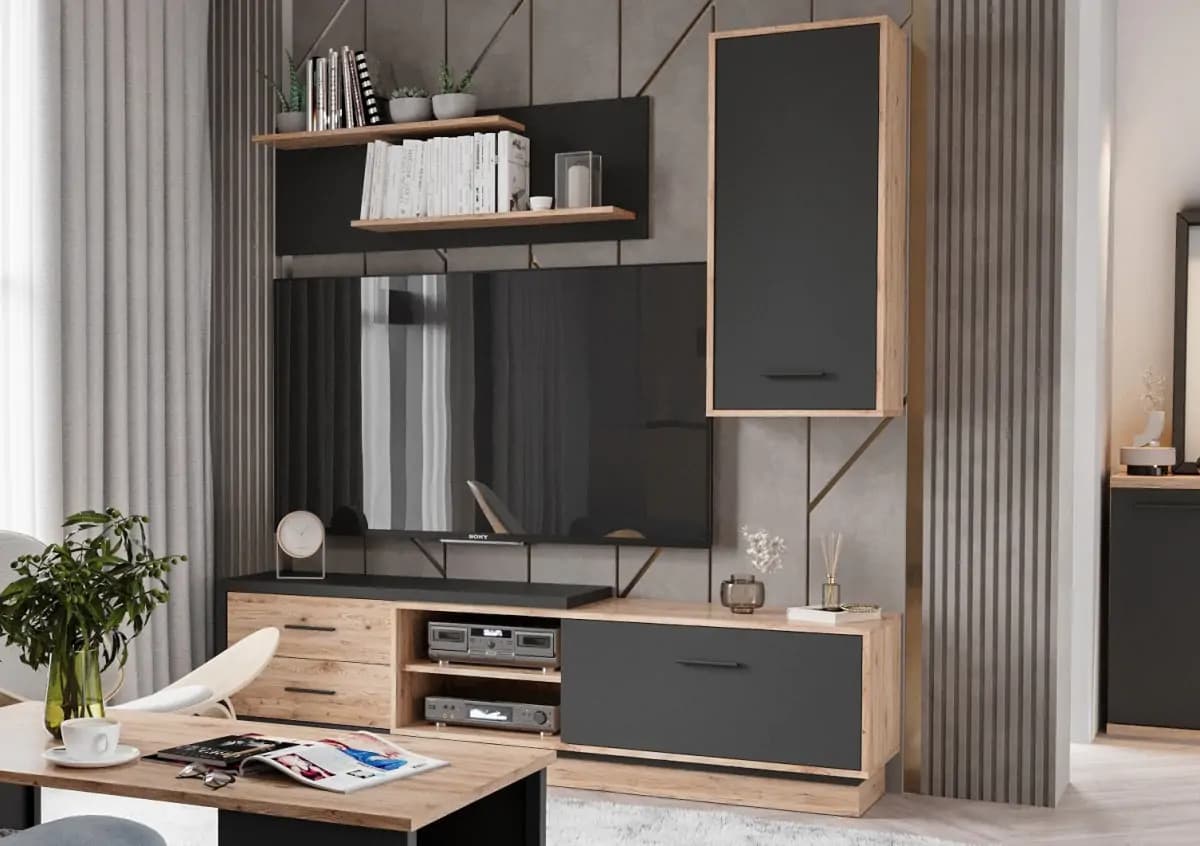 Casarredo Obývací sestava ABONY barva san marino/antracit - náhled 3