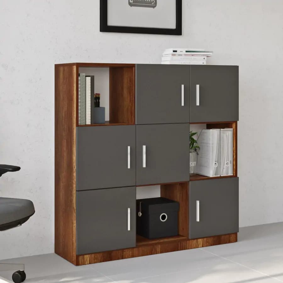 Casarredo ZYRIE office skříňka, baroko/antracit - náhled 3