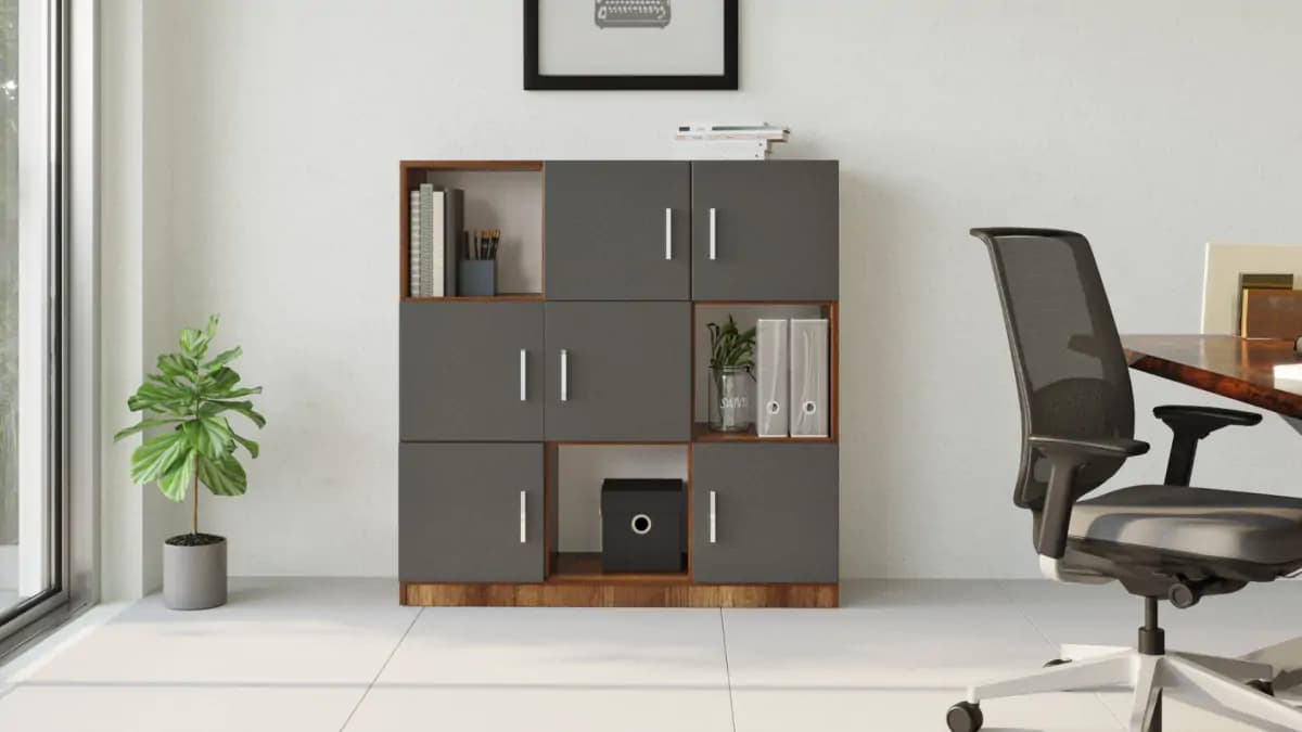 Casarredo ZYRIE office skříňka, baroko/antracit - náhled 5