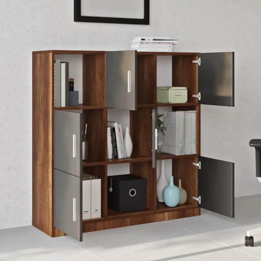 Casarredo ZYRIE office skříňka, baroko/antracit - náhled 2