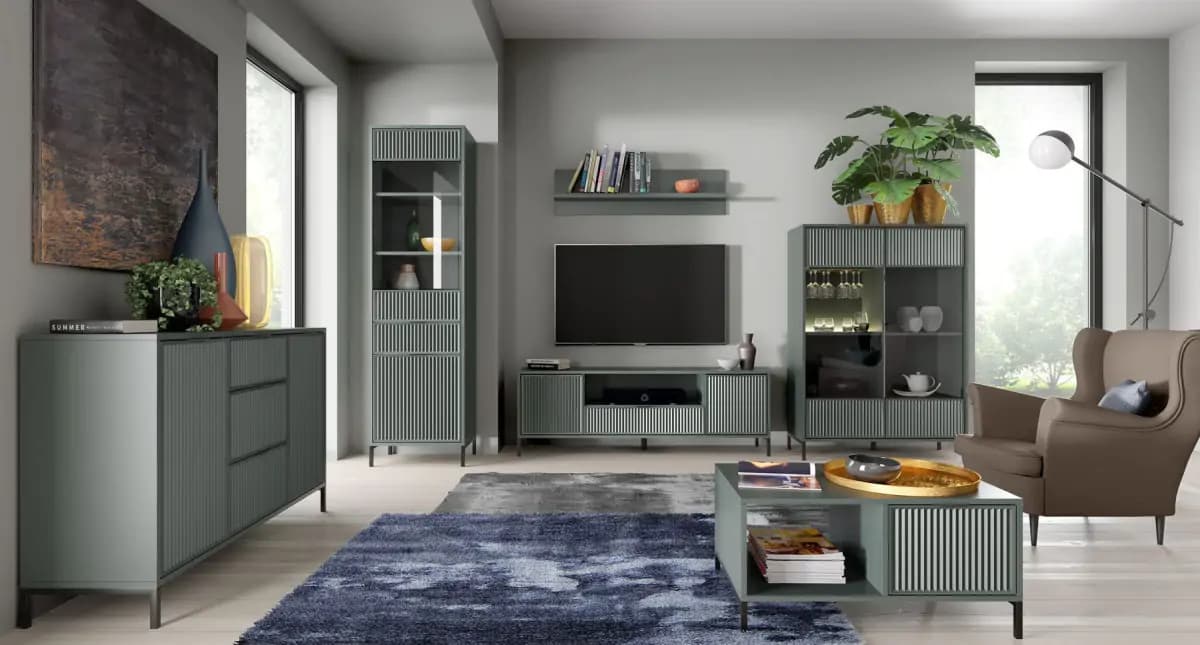 Casarredo Komoda na nohách 4D4S ODEON green stone - náhled 2