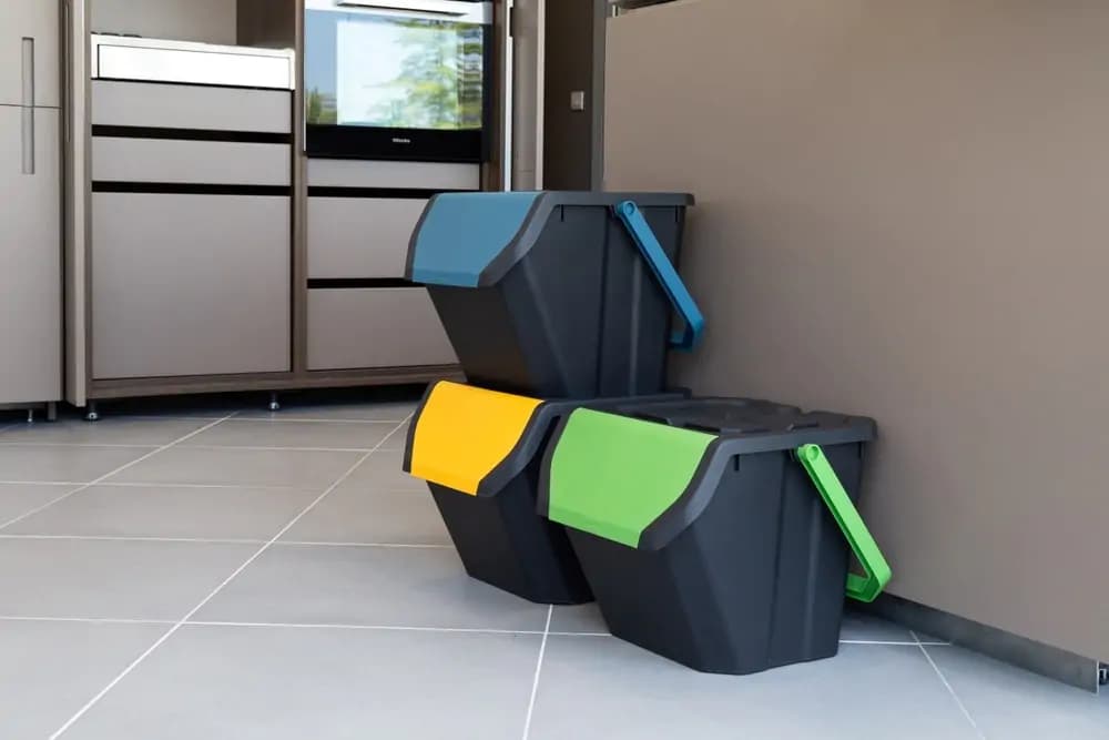 DEA HOME Set 3 odpadkových košů FRIDA na tříděný odpad 3x 25 L - náhled 5