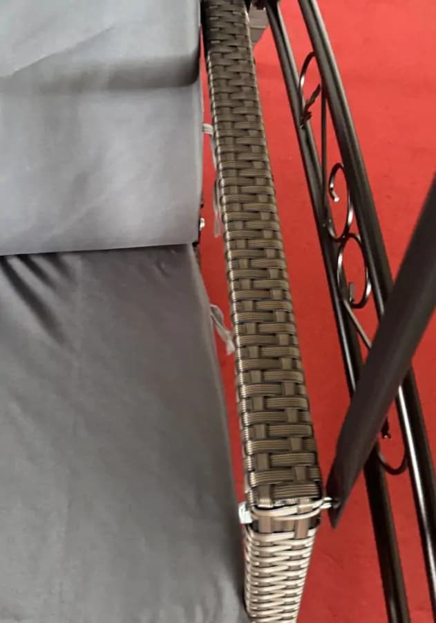 Rojaplast RATTAN zahradní houpačka HNĚDÁ - náhled 3