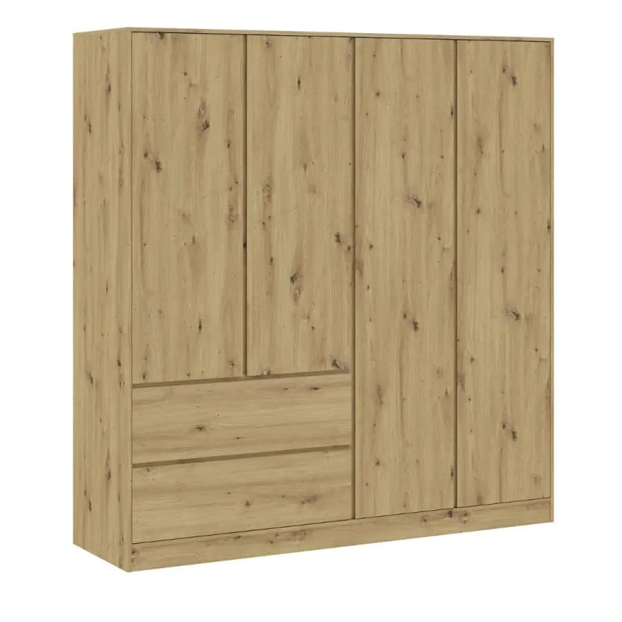 Casarredo Šatní skříň 4D2S BURELA dub artisan