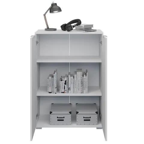 Casarredo Komoda 2D vysoká BORJA bílá - náhled 2