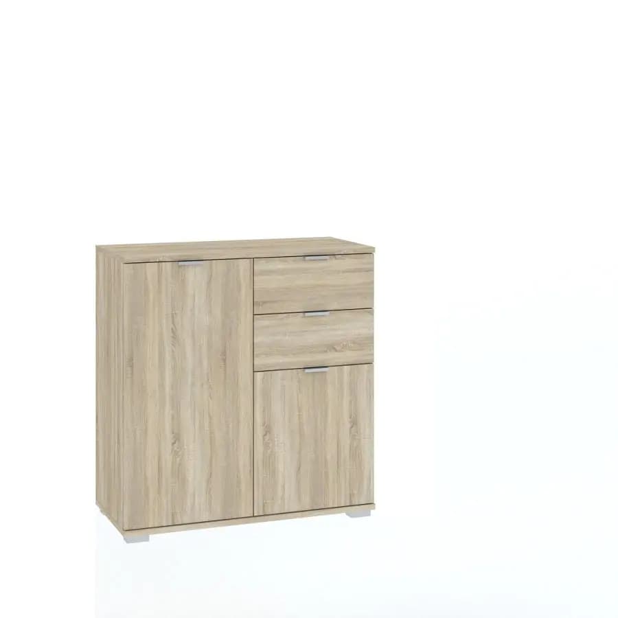 Casarredo Komoda 2D2S nízká BORJA dub sonoma - náhled 2