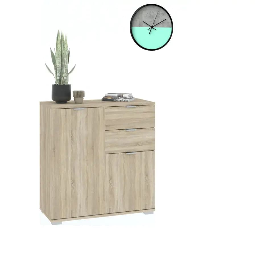 Casarredo Komoda 2D2S nízká BORJA dub sonoma - náhled 4