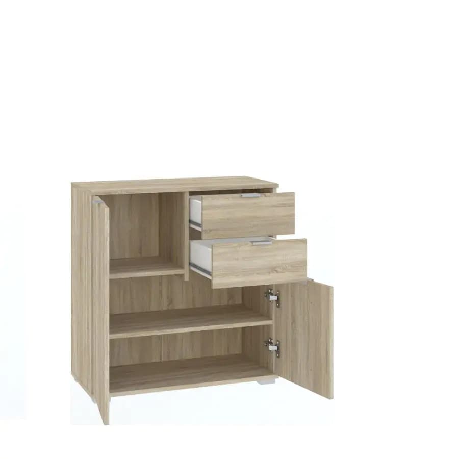 Casarredo Komoda 2D2S nízká BORJA dub sonoma - náhled 3