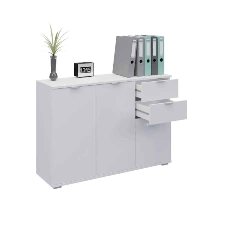Casarredo Komoda 3D2S vysoká BORJA bílá - náhled 3