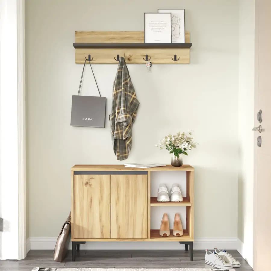 Casarredo Předsíňová sestava GLENC, dub Left / antracit