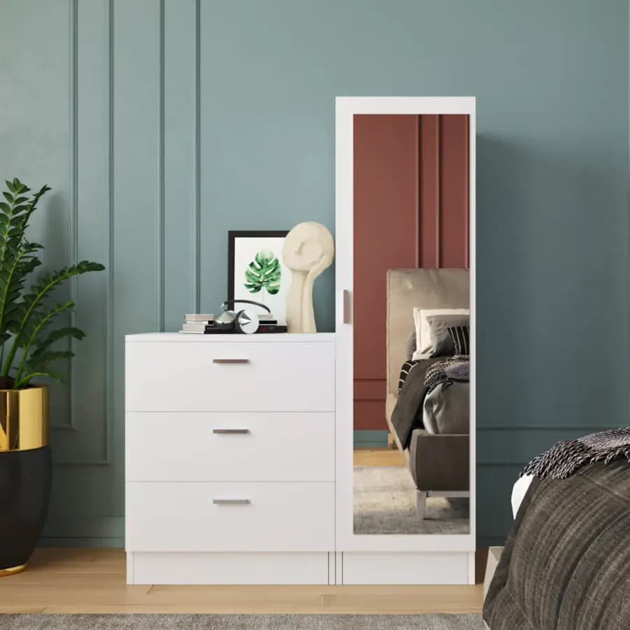 Casarredo HASKEL předsíňová stěna, bílá - náhled 2
