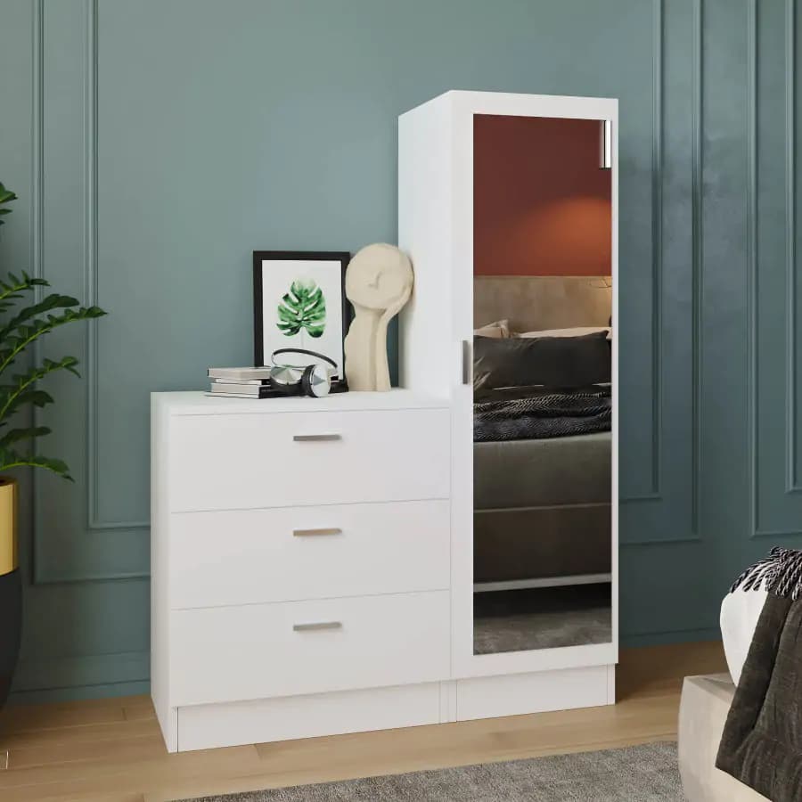Casarredo HASKEL předsíňová stěna, bílá - náhled 4