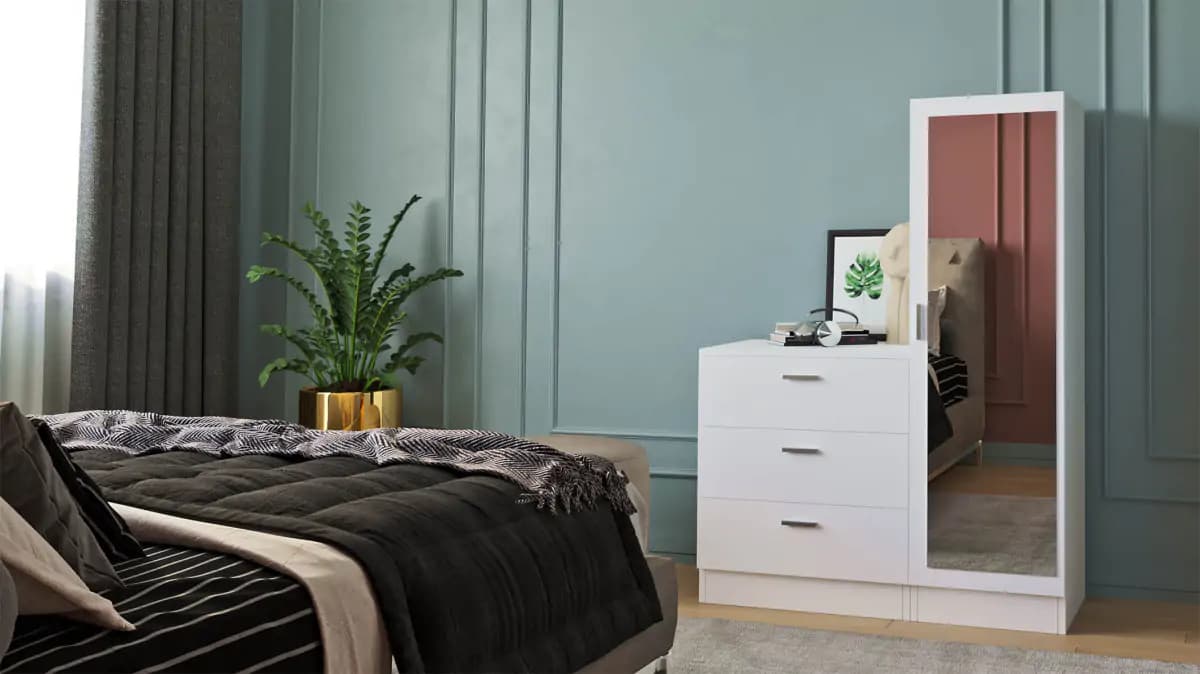 Casarredo HASKEL předsíňová stěna, bílá - náhled 5