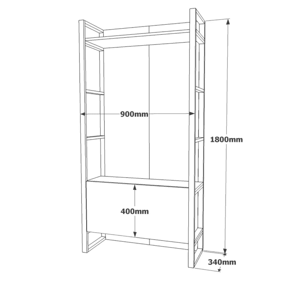 Casarredo Předsíňová sestava RALSTON, borovice - náhled 5