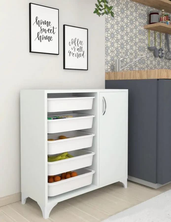 Casarredo Multifunkční skříňka 1D xali bílá