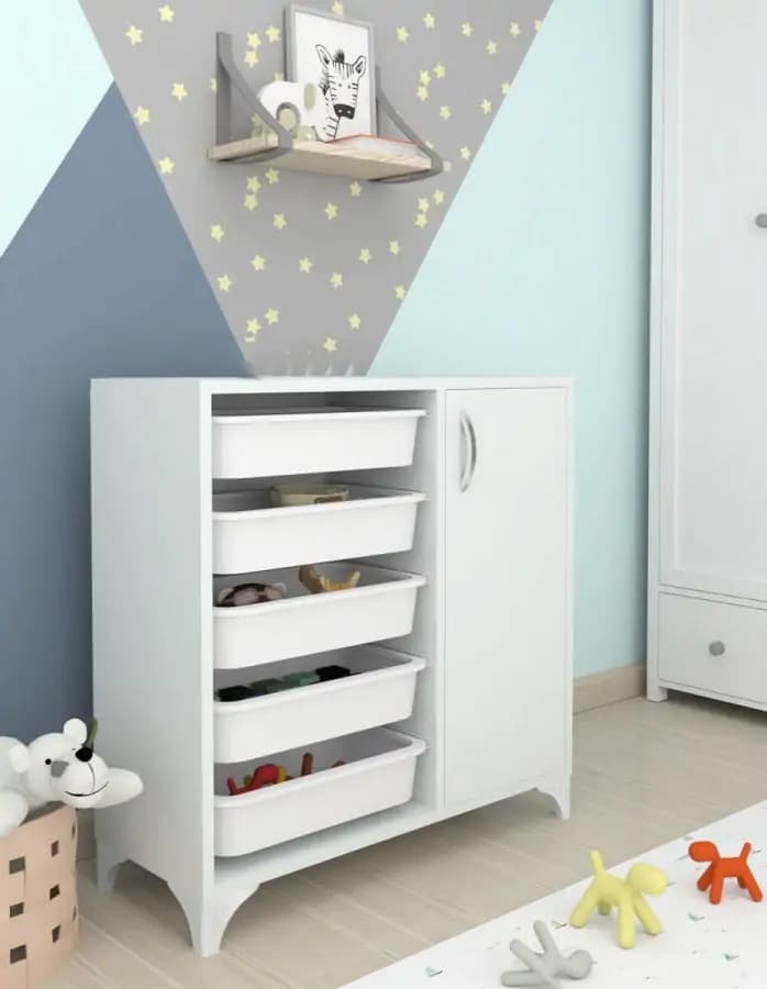 Casarredo Multifunkční skříňka 1D xali bílá - náhled 3