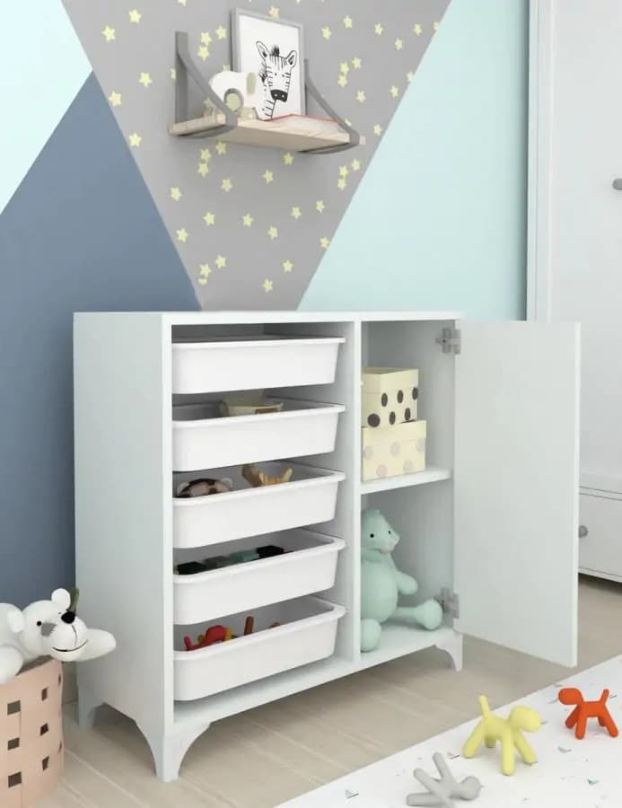 Casarredo Multifunkční skříňka 1D xali bílá - náhled 4