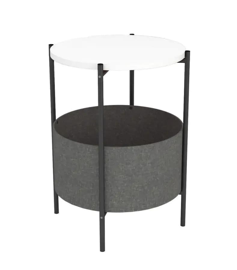 Casarredo Odkládací stolek kulatý JUDITH bílá