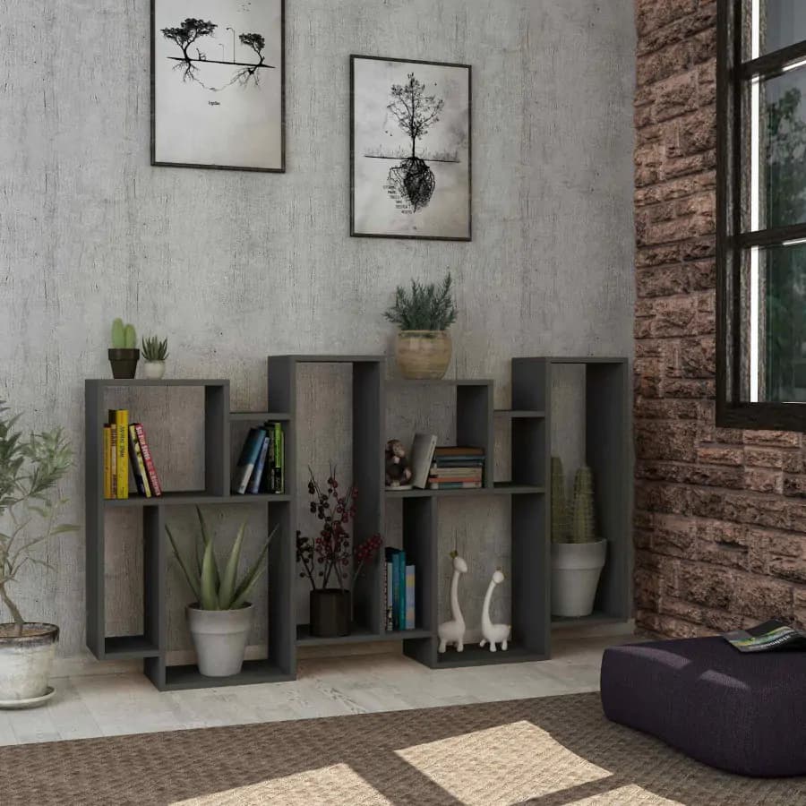 Casarredo KASSIA, regál, knihovna, antracit - náhled 4