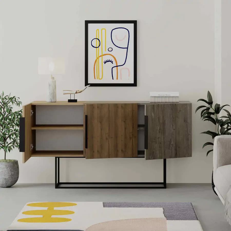Casarredo Komoda BERTIE, dub/ořech - náhled 3