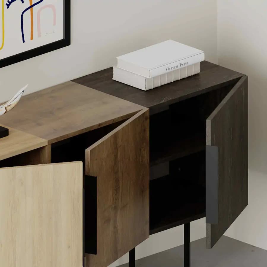 Casarredo Komoda BERTIE, dub/ořech - náhled 5