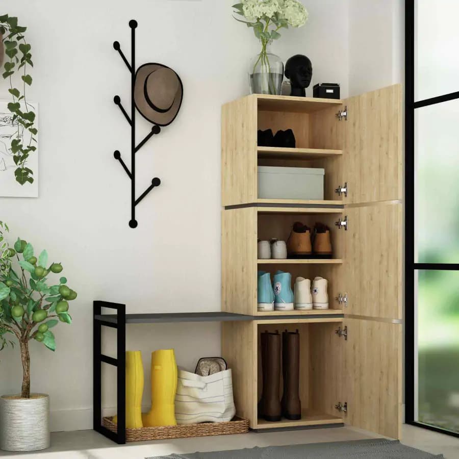 Casarredo Předsíňová sestava METIS, dub/antracit - náhled 3
