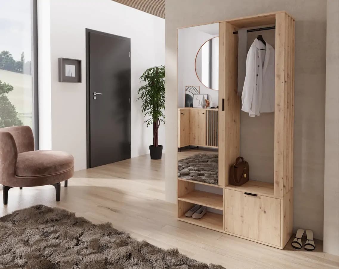 Casarredo Předsíňová stěna MINAS dub artisan