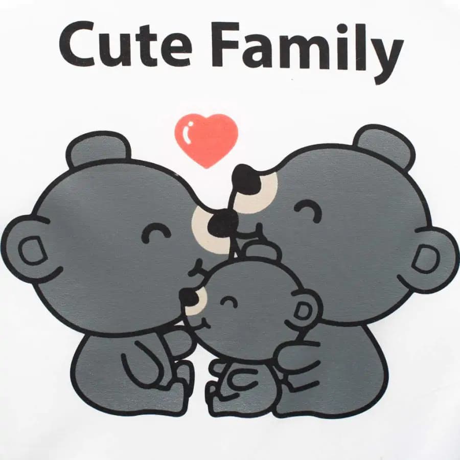 NEW BABY Dětské křesílko Cute Family šedé - náhled 4