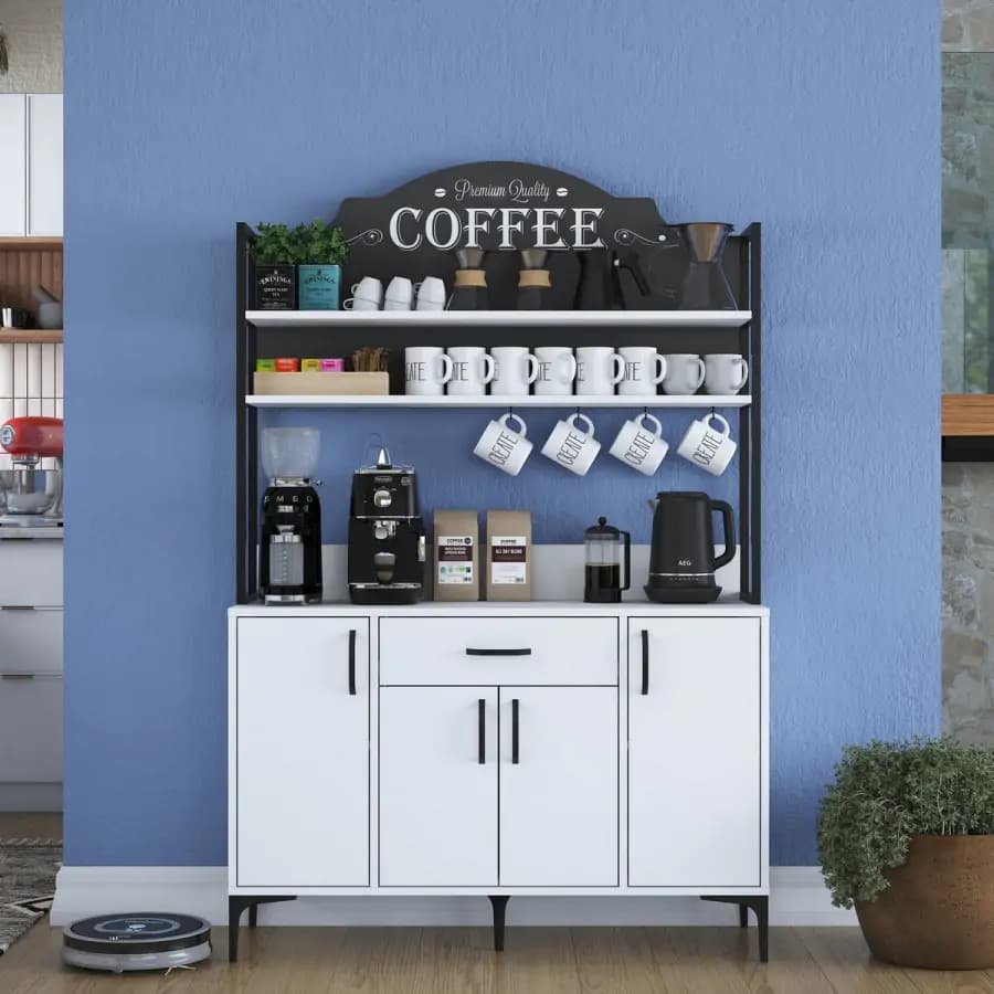 Casarredo Multifunkční kuchyňská skříňka NEVIS, bílá - náhled 5