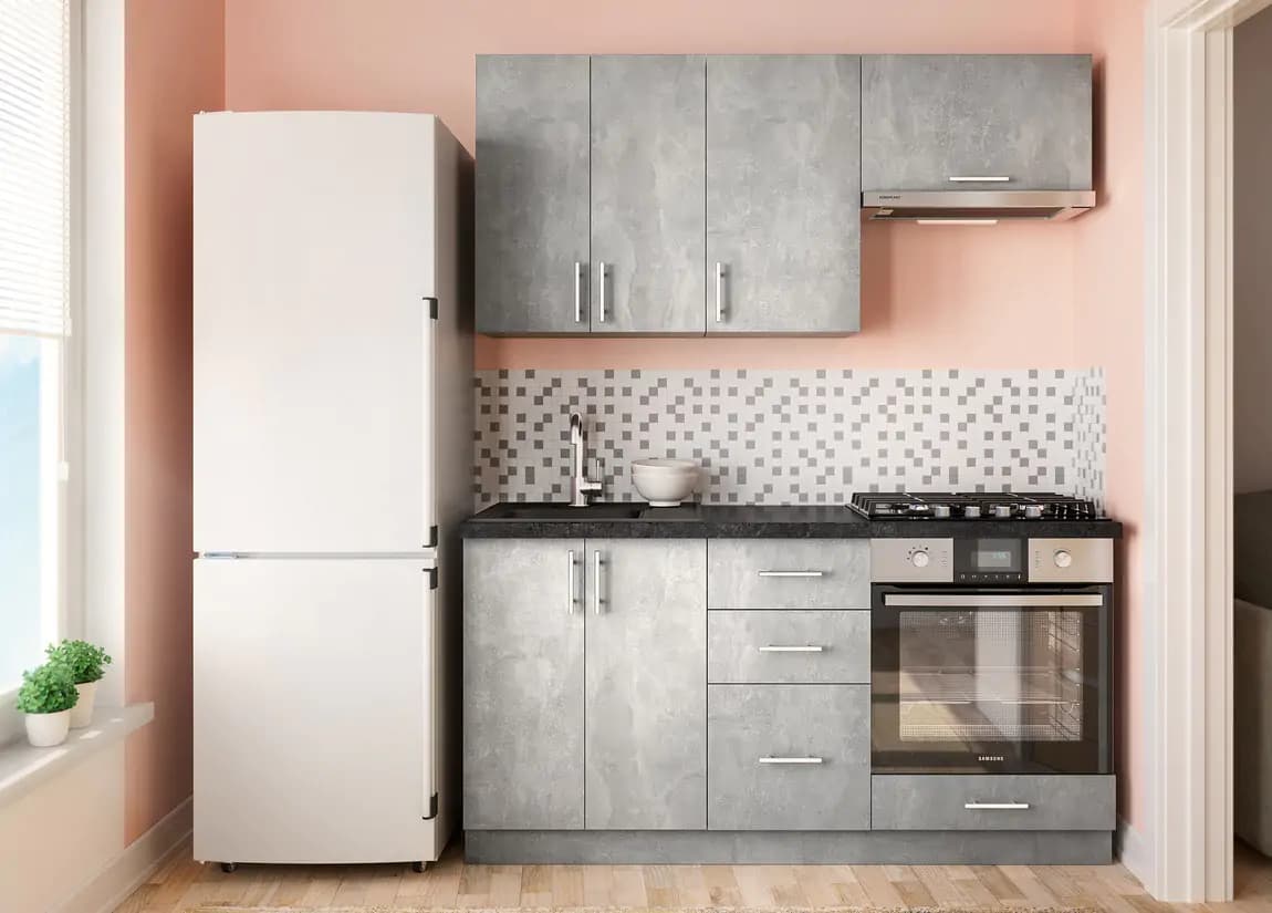 Casarredo Kuchyně FELIPE A 160 beton/beton - náhled 3
