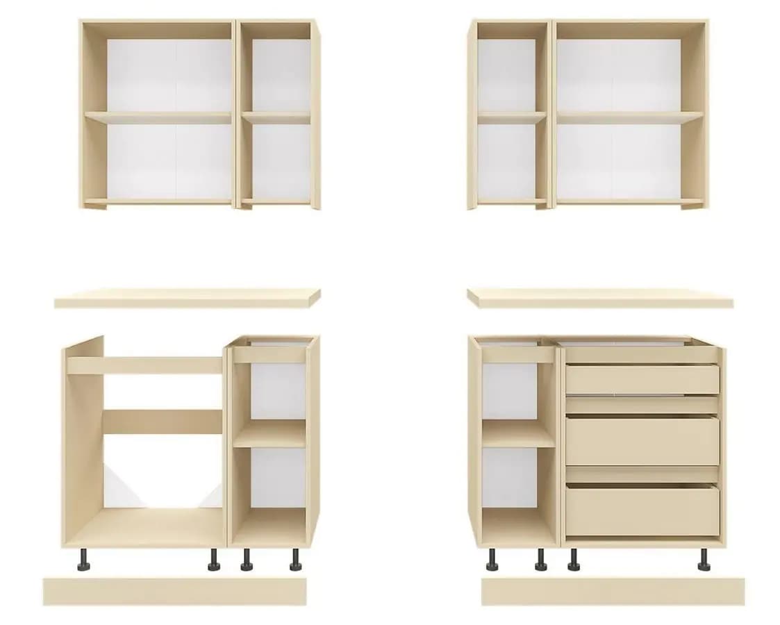 Casarredo Kuchyně NUEVA A 180 bílá/antracit - náhled 2
