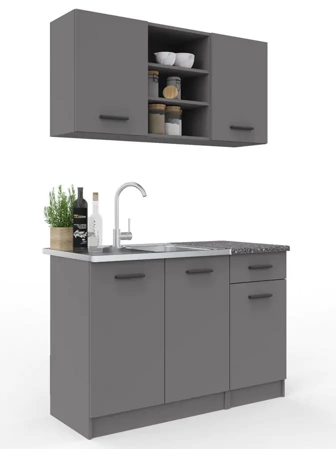Casarredo Kuchyně JANA 120 antracit - náhled 3
