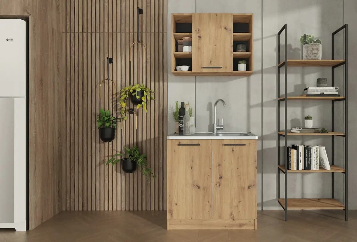 Casarredo Kuchyně BRUZ 80 cm, barva dub artisan