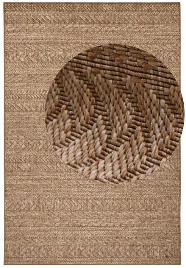 NORTHRUGS - Hanse Home koberce Kusový koberec Forest 103995 Beige/Brown 80x150 cm - náhled 2