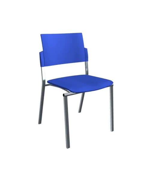 Alba Konferenční židle Square černý plast - náhled 2