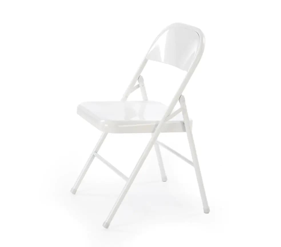 Halmar Skládací židle K565, bílá - náhled 2