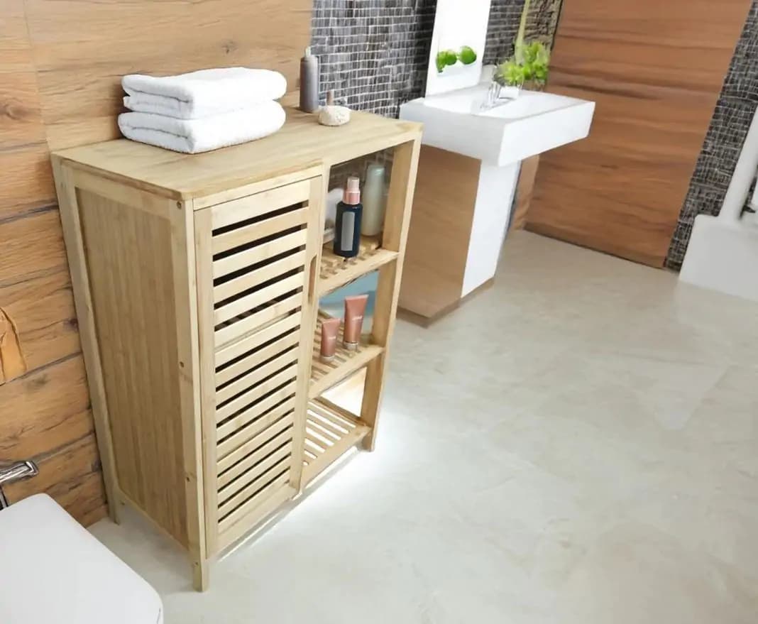 Casarredo Koupelnová skříňka LANTA D1D3P bambus - náhled 2