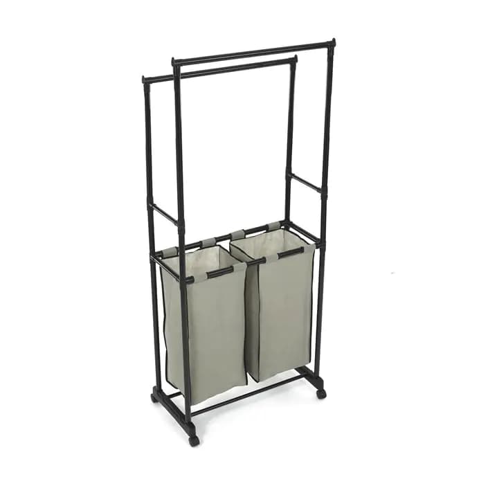 Autronic Věšák s košem na prádlo GD-176 BK - náhled 4
