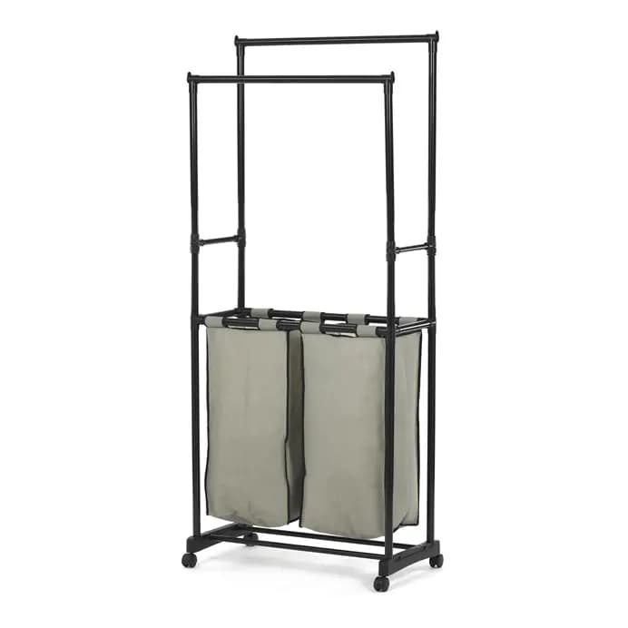 Autronic Věšák s košem na prádlo GD-176 BK
