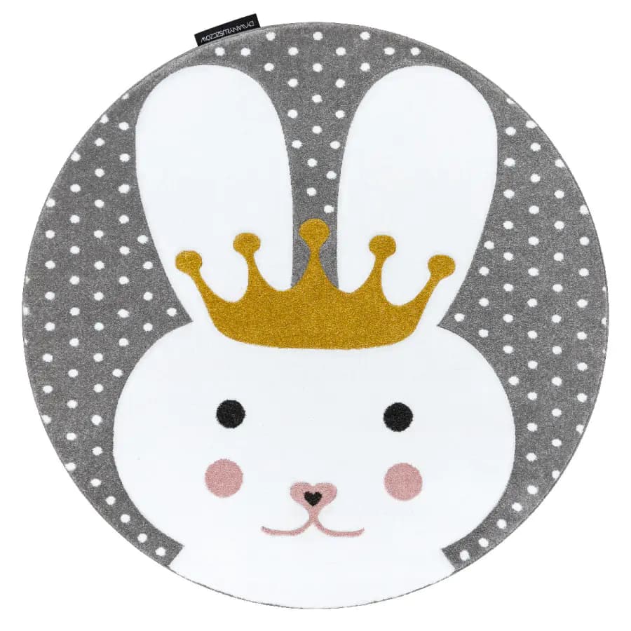 Dywany Łuszczów Dětský kusový koberec Petit Bunny grey